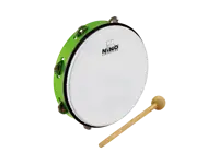 NINO® 10" ABS Tambourine - Grass-Green
