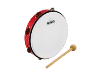 NINO® 10" ABS Tambourine - Red