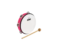 NINO® 8" ABS Tambourine - Strawberry Pink