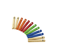 NINO® Multi-Coloured Clave Pack (6 pairs)