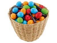 NINO® Plastic Egg Maracas Assortment (48pcs.)