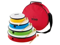 NINO® ABS Hand Drum Set - Incl. Red Nylon Bag