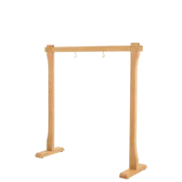 Wood Gong Stand - Large