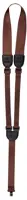 Guitar Nylon Strap with Soundhole Hook - Brown