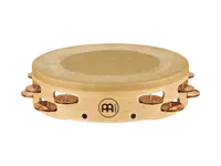 Headed Artisan Tambourine 2 Rows - Solid Cymbal