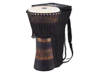 13" African Style Djembe - Brown/Black - incl. Bag