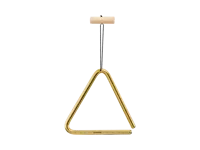 6" Triangle - Solid Brass