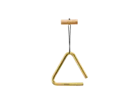 4" Triangle - Solid Brass
