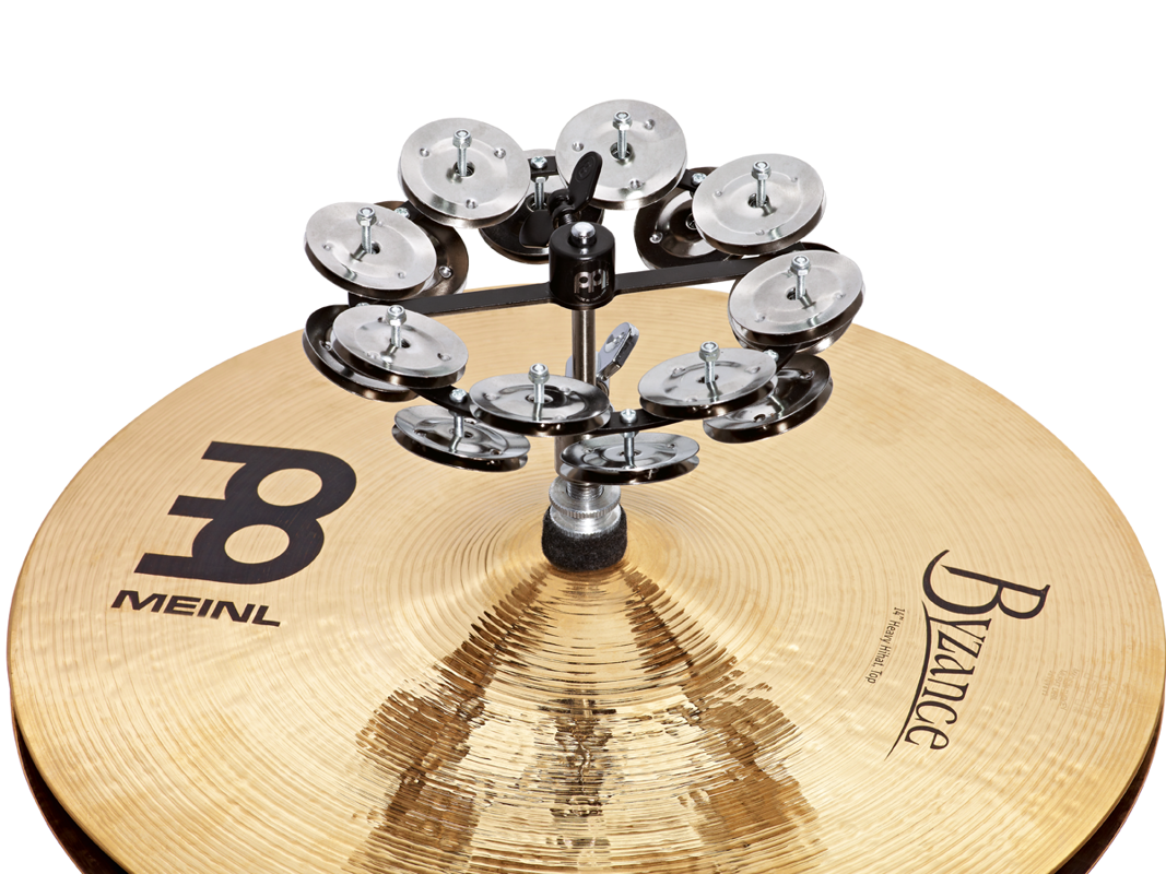 HohnerSonor AG Hihat Tambourine Double Row Steel Jingles
