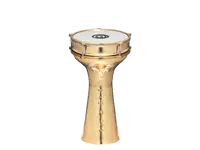 7 7/8" Darbuka Copper - Brass Plated/Hand-Hammered
