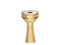 7 1/2" Darbuka Copper - Brass Plated/Hand-Hammered