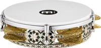 8 3/4" Artisan Riq Drum - White Burl - Mosaic Royale