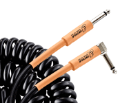 Retro Coiled Cable - Straight/Straight - Black