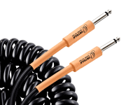 Retro Coiled Cable - Straight/Angle - Black