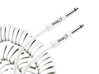 Retro Coiled Cable - Straight/Angle - White