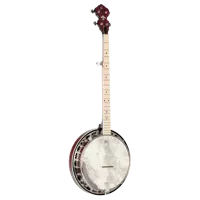 Banjo 5-String - Transparent Fade Red