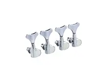 Bass 4 in Line Die Cast Tuning Machines - Chrome