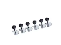 Guitar 6 In Line Tuning Machines - Chrome