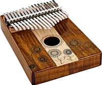 Sound Hole Kalimba - 17-Notes - Maple & Acacia