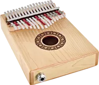 Soundhole Pickup Kalimba - 17-Notes - Maple