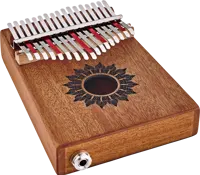 Soundhole Pickup Kalimba - 17-Notes - Mahogany 