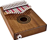 Soundhole Pickup Kalimba - 17-Notes - Acacia