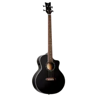 Acoustic-Electric Bass 4-String - Satin Black - Cutaway