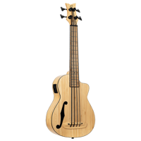 Bamboo Series Acoustic-Electric Uke Bass - Natural