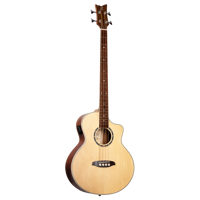 Acoustic-Electric Bass 4-String - Natural - Cutaway