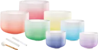 Crystal Singing Bowl Chakra Set - Color-Frosted