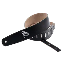 Guitar Suede Leather Strap - Relax Black