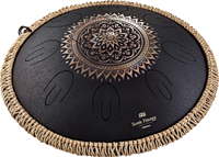 Octave Steel Tongue Drum - D-Kurd - Black Engraved
