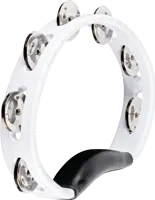 Headliner Hand ABS Tambourine 1 Row Steel - white