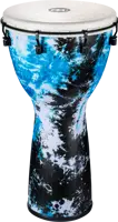 12" Alpine Series Djembe - Galactic Blue Tie Dye