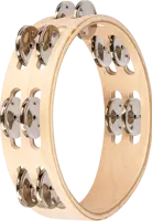 NINO® 8” Wood Tambourine - 2 Rows