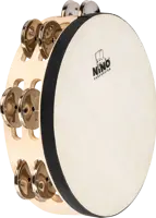 NINO® 8” Headed Wood Tambourine - 2 Rows