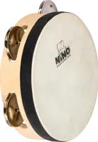 NINO® 6” Headed Wood Tambourine - 1 Row