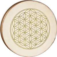 Flower Of Life Wave Drum 16"