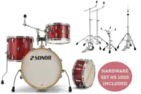 AQX Jazz Shell Set - Red Moon Sparkle - BUNDLE