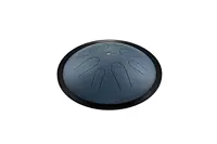 Compact Steel Tongue Drum - C Minor 432 Hz - Navy Blue