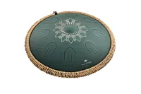 Octave Steel Tongue Drum - F# Minor 432 Hz - Dark Green